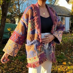 Country life tapestry nature bear moose cardigan 🐻🫎🪵🏕️🌾